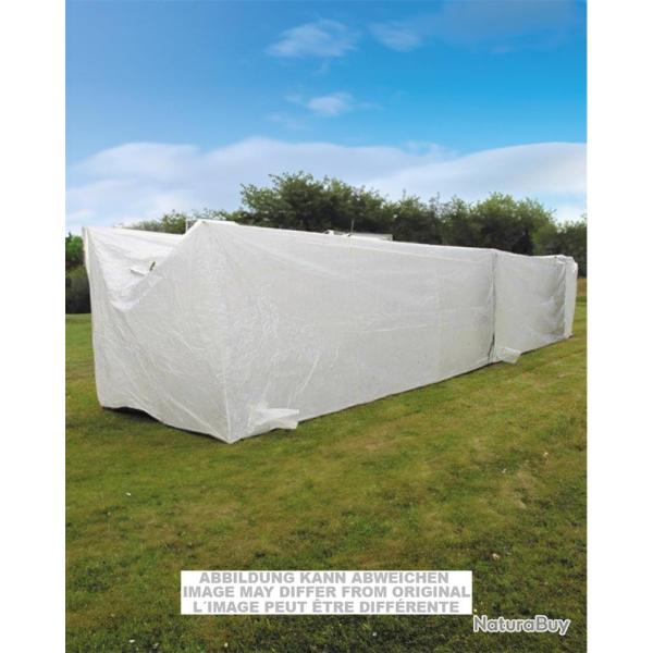 Tente int�rieure britannique pour conteneur, 6 x 2 m - Blanc