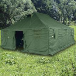 Tente militaire Mil-Tec 6 x 5 m en toile polyester 300 g/m&sup2; - Vert olive