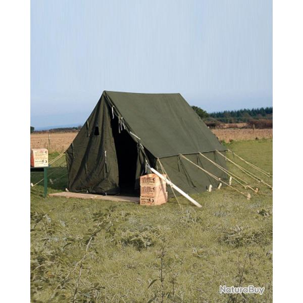 Tente militaire type US Small Wall Mil-Tec en coton enduit - Vert olive