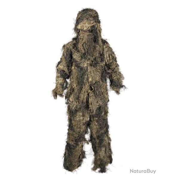Tenue Ghillie Mil-Tec quatre pi�ces trait�e ignifuge - Woodland / M