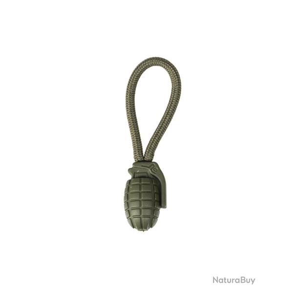 Tirettes Mil-Tec pour fermeture � glissi�re en polyur�thane - Vert olive