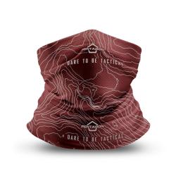 Tour de cou Pentagon Skiron Topographic Map 100 % polyester - Bordeaux / Taille unique