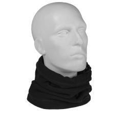 Tour de cou polaire Mil-Tec en polyester 270 g/m&sup2; avec cordon - Noir