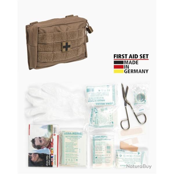 Trousse de premiers secours Mil-Tec Leina Pro 25 pi�ces - Coyote fonc�