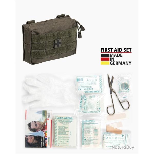 Trousse de premiers secours Mil-Tec Leina Pro 25 pi�ces - Vert olive