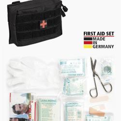 Trousse de premiers secours Mil-Tec Leina Pro 25 pi&egrave;ces - Noir