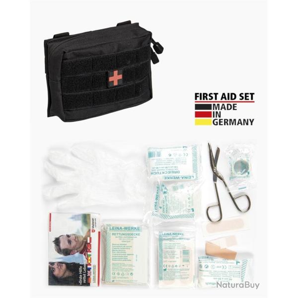 Trousse de premiers secours Mil-Tec Leina Pro 25 pi�ces - Noir