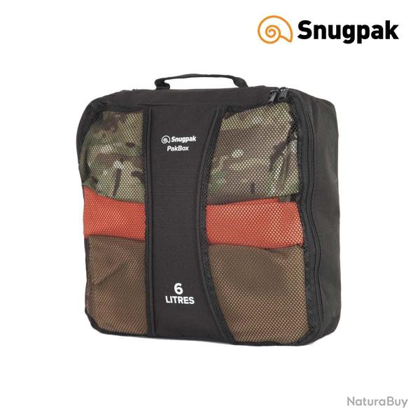 Trousse de rangement Snugpak Pak Box de 1 � 6 litres � face - Vert olive / 6 L