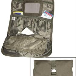 Trousse de toilette Mil-Tec Classic en polyester PVC - Vert olive