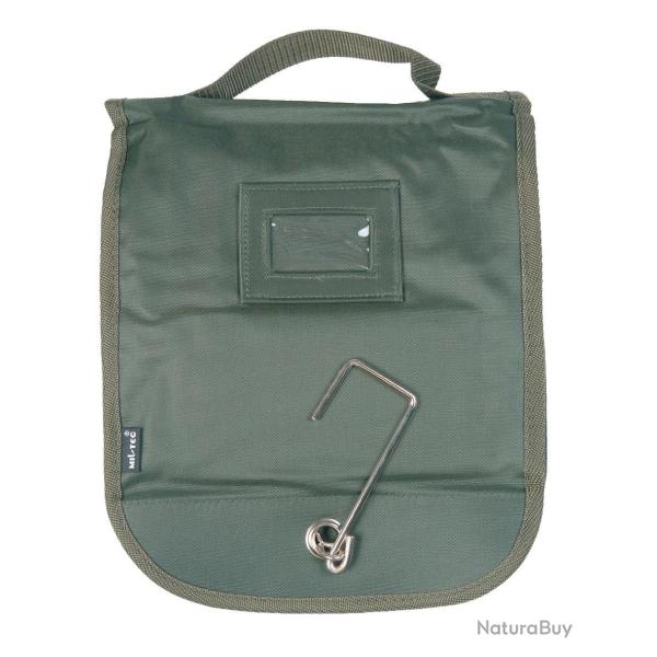 Trousse de toilette Mil-Tec polyester 600D enduit - Vert olive