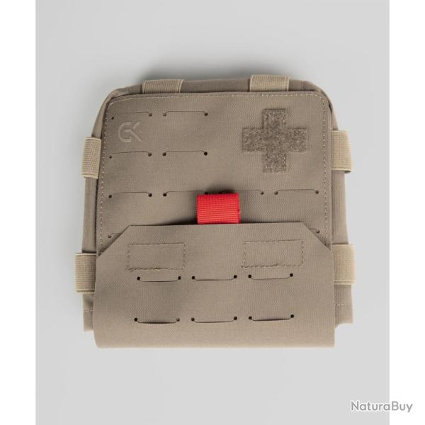 Trousse sanitaire IFAK GK Dutycall sur platine MOLLE - Coyote