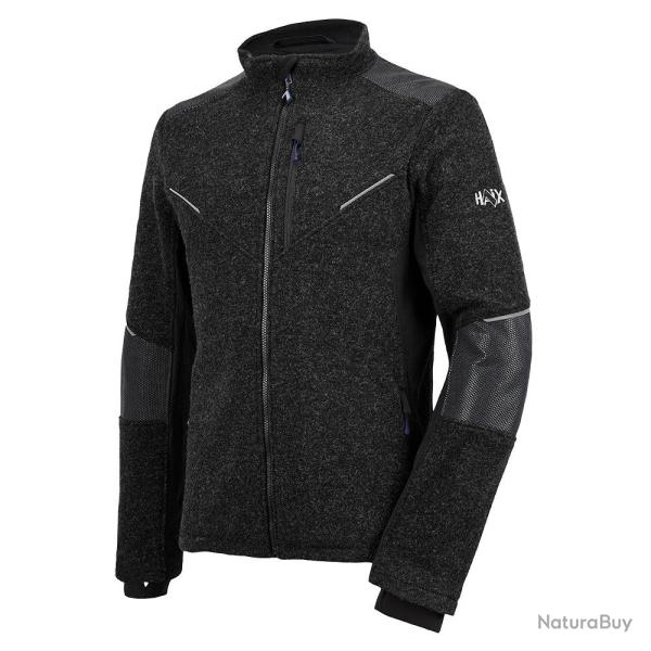 Veste chaude Haix Wool Jacket laine 47 % renforts c�ramique - Noir / M
