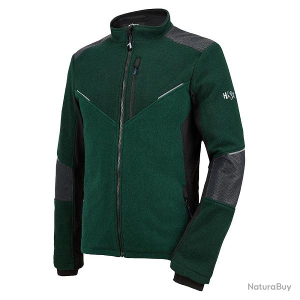 Veste chaude Haix Wool Jacket laine 47 % renforts c�ramique - Vert / Vert olive / 3XL