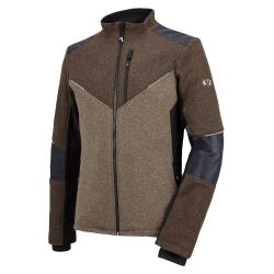 Veste chaude Haix Wool Jacket laine 47 % renforts c&eacute;ramique - Marron / Bois / XL