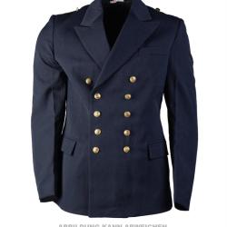 Veste d'officier de la marine populaire d'occasion, lot de 2 - Bleu marine