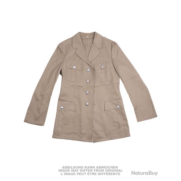 Veste d'uniforme de service Bundeswehr, stock ancien jamais - Beige