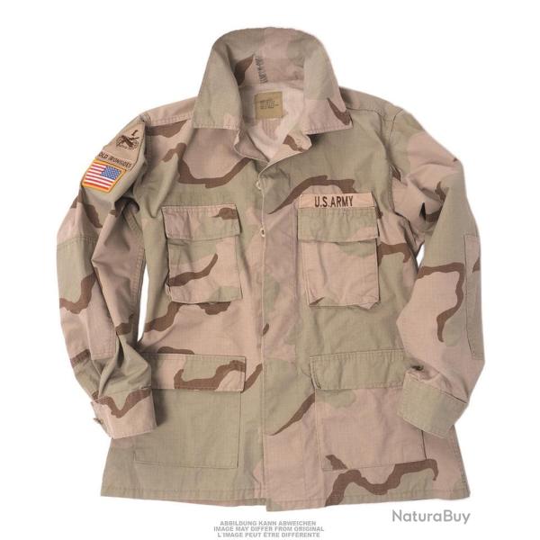 Veste de combat BDU de l'arm�e am�ricaine en nylon-coton - Desert Camo