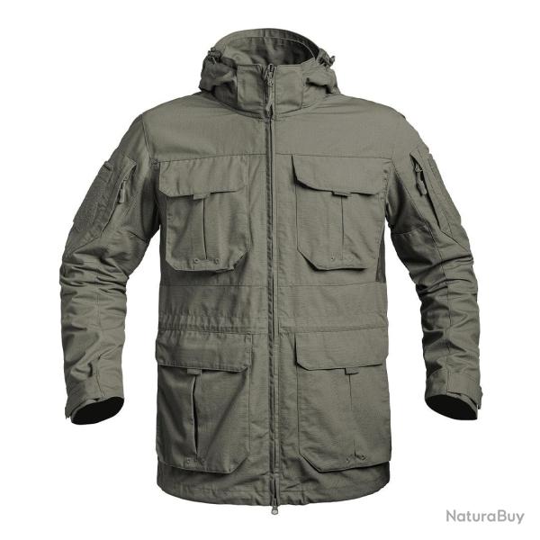 Veste de combat longue A10 Equipment Fighter � capuche - Vert Olive / S