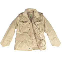 Veste de combat Mil-Tec type US M65 en polycoton - Beige / S