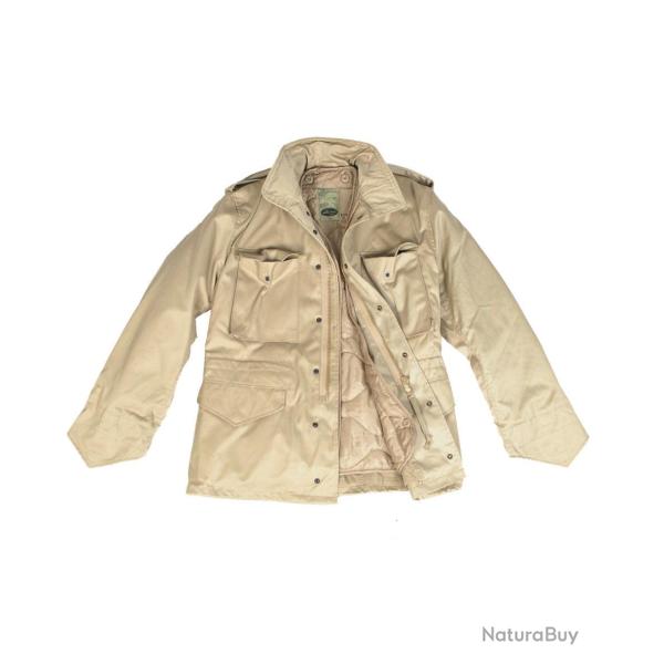 Veste de combat Mil-Tec type US M65 en polycoton - Beige / S