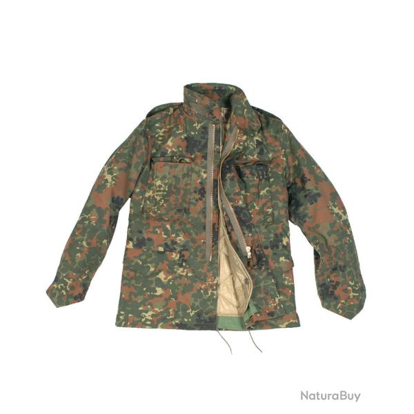 Veste de combat Mil-Tec type US M65 en polycoton - Flecktarn / L