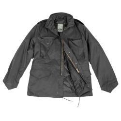 Veste de combat Mil-Tec type US M65 en polycoton - Noir / S