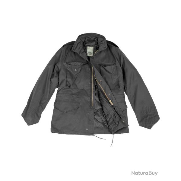 Veste de combat Mil-Tec type US M65 en polycoton - Noir / S