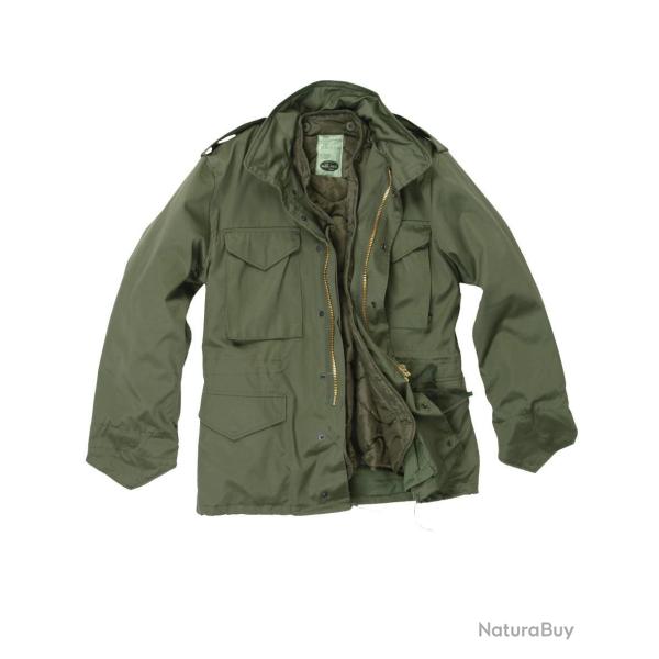 Veste de combat Mil-Tec type US M65 en polycoton - Vert olive / 3XL