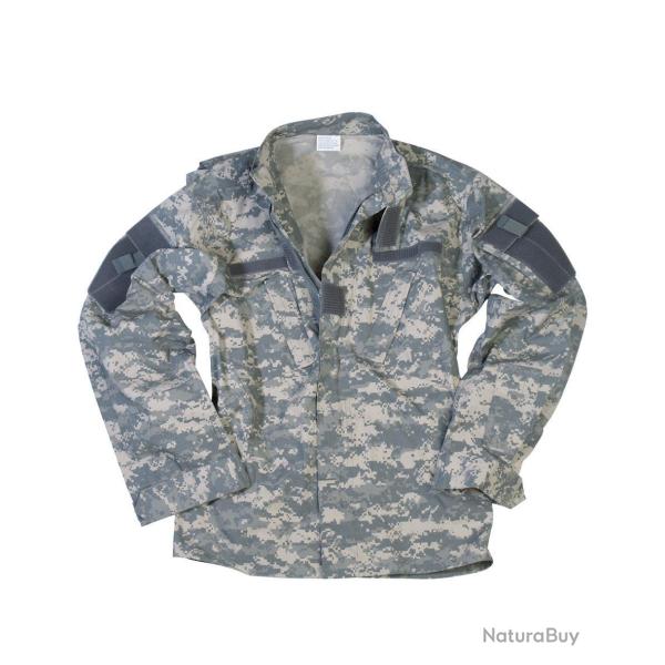 Veste de combat type ACU Mil-Tec en ripstop nylon-coton 50/50 - AT Digital / S