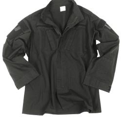 Veste de combat type ACU Mil-Tec ripstop coton col montant - Noir / XXL