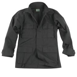 Veste de combat type BDU Teesar en coton ripstop - Noir / S