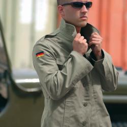 Veste de combat type BW Mil-Tec en moleskine de coton - Vert olive / 8