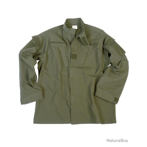 Veste de combat US ACU Mil-Tec en coton ripstop avec poches - Vert olive / XL