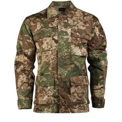 Veste de combat US BDU Mil-Tec en coton Ripstop 200 g/m&sup2; - WASP I Z2 / XL