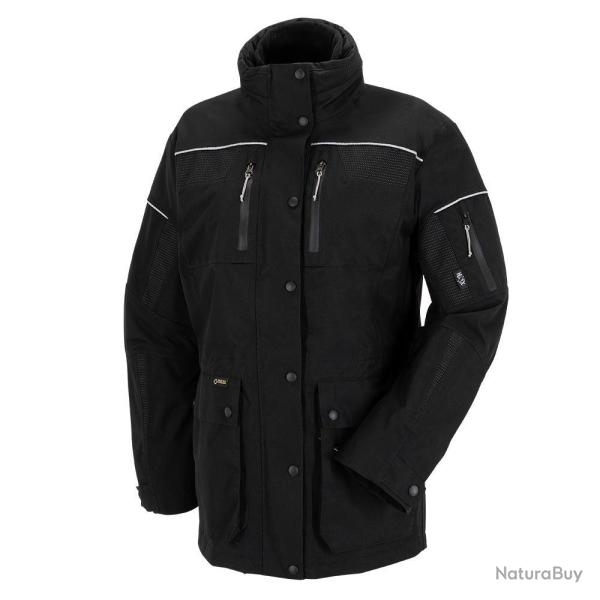 Veste de pluie longue femme Haix ASPEN EBX GORE-TEX capuche - Noir / 2XL