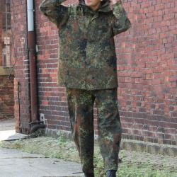 Veste de pluie Mil-Tec type Bundeswehr en lamin&eacute; 3 couches - Flecktarn / XL