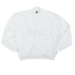Veste de service Trigema de la Bundeswehr d'occasion, lot de 10 - Blanc
