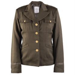 Veste de service type US Mil-Tec pour femme en drap polyester - Vert olive / 42