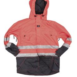 Veste de signalisation de monteur de la Bundeswehr d'occasion, lot de 2 - Orange