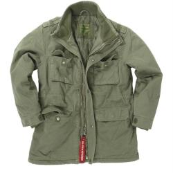 Veste doubl&eacute;e Mil-Tec type Ranger pour enfant en coton twill - Vert olive / XXS