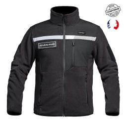 Veste polaire A10 Equipment S&Eacute;CU-ONE haute visibilit&eacute; S&eacute;curit&eacute; - Noir / XS