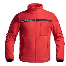 Veste polaire A10 Equipment S&Eacute;CU-ONE S&eacute;curit&eacute; Incendie - Rouge / S
