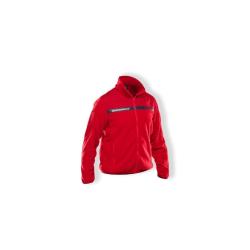 Veste polaire de s&eacute;curit&eacute; incendie GK Safetek 320 g/m&sup2; poches - Rouge / M