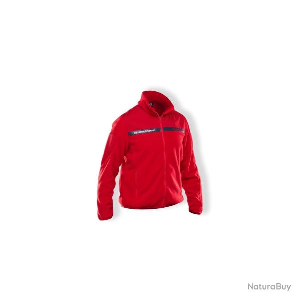 Veste polaire de s�curit� incendie GK Safetek 320 g/m� poches - Rouge / M