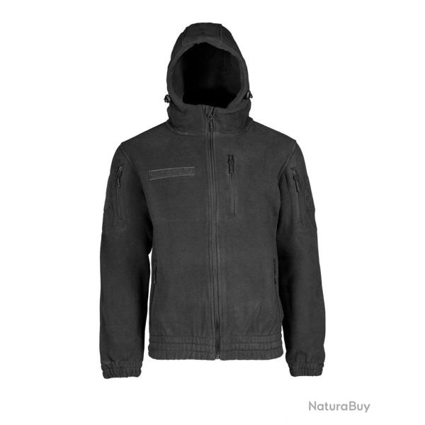 Veste polaire Mil-Tec Gen.II Fleece 380 g/m� avec capuche - Noir / 3XL