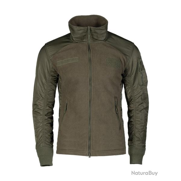 Veste polaire Mil-Tec USAF style aviateur torse polaire - Ranger Green / 3XL