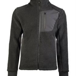 Veste polaire Sherpa Mil-Tec Bearforce avec inserts softshell - Noir / 3XL