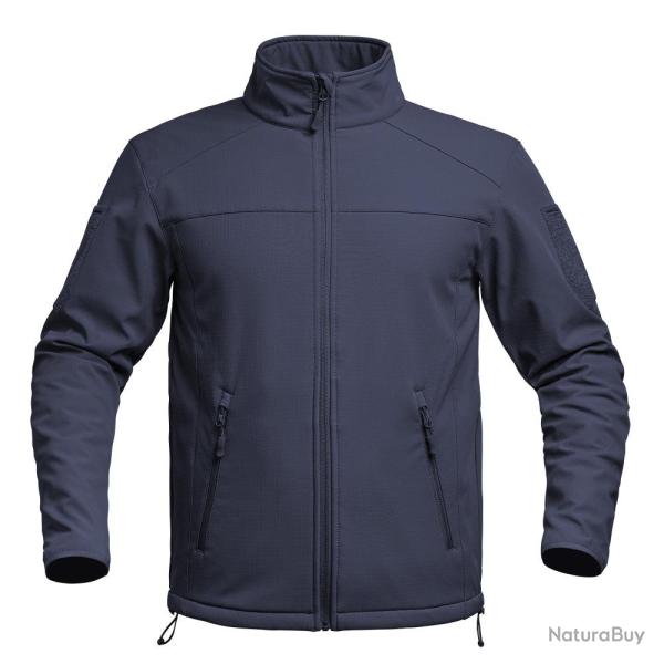 Veste softshell A10 Equipment Fighter d�perlante coupe-vent - Bleu Marine / L
