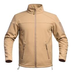 Veste softshell A10 Equipment Fighter d&eacute;perlante coupe-vent - Tan / XS