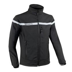 Veste softshell A10 Equipment S&Eacute;CU-ONE S&eacute;curit&eacute; en 96 % - Noir / XS